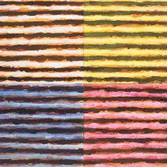 Leon Tarasewicz, Kompozycja, 2001, gwasz, papier