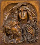 Juliusz Wojciech Bełtowski, Pieta, 1896, drewno bukszpanowe