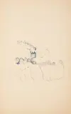 Leon Chwistek, W kąpieli, pióro, tusz, papier