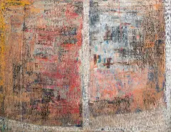 Marian Bogusz, Wahadło, 1961, olej, płótno