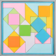 Relief by Henryk Stażewski, 1970, akryl, aluminium, płyta, sold May 2019