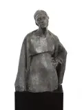 Xawery Dunikowski, Półpostać kobiety, ok. 1916-1920, brąz patynowany