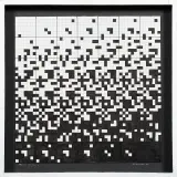 Chance in game 7x7 by Ryszard Winiarski, 1999, akryl, płyta, sold Oct 2019