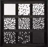 Kompozycja by Ryszard Winiarski, 1978, akryl, płyta, sold Oct 2019