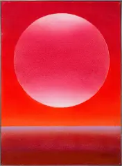 Roman Artymowski, Pejzaż CXXXV, 1987, akryl, płótno