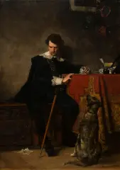 Władysław Czachórski, List miłosny, 1880, olej, płótno