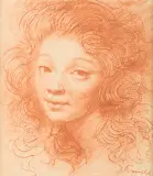 Roman Kramsztyk, Portret młodej kobiety, ok. 1930-1932, litografia, papier
