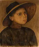 Tadeusz Makowski, Portret dziewczynki w kapeluszu