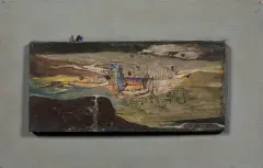 Zniszczone mosty by Erna Rosenstein, 1965, olej, deska, sold Mar 2020