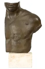 Asklepios by Igor Mitoraj, brąz patynowany, sold Mar 2020