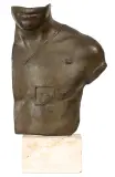 Asklepios by Igor Mitoraj, brąz patynowany, sold Mar 2020