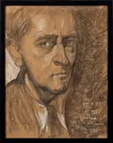 Stanisław Ignacy Witkiewicz, Autoportret, 1938, pastel, papier, tektura