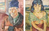 Mela Muter, Portret dziewczynki / Portret mężczyzny