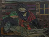 Bogusław Szwacz, Pieta, 1946, olej, płótno