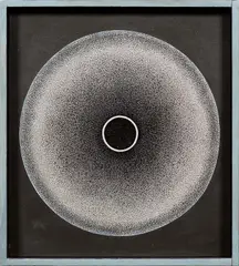 Danuta Lewandowska, Kompozycja nr 1, 1975, olej, płótno