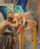 Jacek Malczewski, Chimera w pracowni artysty, ok 1910