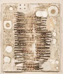 Bronisław Kierzkowski, Kompozycja fakturowa, 1958, tech. własna