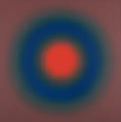 Wojciech Fangor, M 61, 1970, olej, płótno