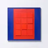 Henryk Stażewski, Relief nr. 12, 1972, akryl, płyta pilśniowa, drewno