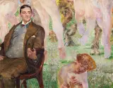 Jacek Malczewski, Portret na tle tańca dionizyjskiego