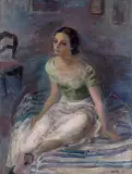Rajmund Kanelba, Portret żony, 1931, olej, płótno