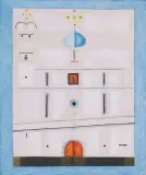 Cerkiewka by Jerzy Nowosielski, 1992, olej, płótno, sold Dec 2020