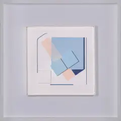 Relief by Henryk Stażewski, 1975, akryl, drewno, płyta pilśniowa, sold Dec 2020