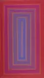Richard Anuszkiewicz, Red to Blue Portal, 1977, akryl, szablon/płyta