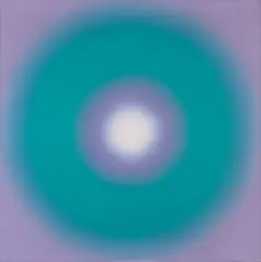 Wojciech Fangor, M53, 1968, olej, płótno