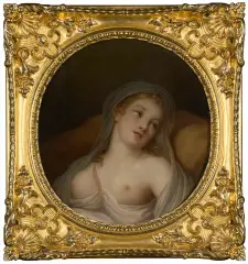 Philiberte Jeanne Ledoux, Portret młodej kobiety, olej, płótno