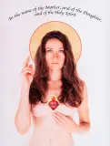 Aleksandra Karpowicz, In the name of the Mother, and of the Doughter, and of the Holy Spirit, fotografia, wydruk na metalu ChromaLuxe (wodo/ognio/chemicznoodporny), oprawa drewno, ed.2/10