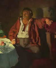 Józef Mehoffer, Portret Aleksandra Dejeana, 1895-96, olej, płótno