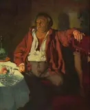 Józef Mehoffer, Portret Aleksandra Dejeana, 1895-96, olej, płótno