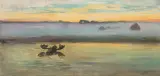 Julian Fałat, Łoś na bagnach. Świt nad rozlewiskami