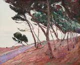 Włodzimierz Terlikowski, Paysage présumé des Landes, 1927, olej, płótno