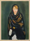 Moïse Kisling, Sonia, akwatinta barwna, papier