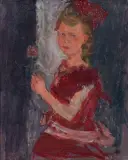 Joachim Weingart, Portret dziewczynki z różą