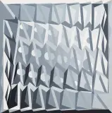 Edwin (Ed) Mieczkowski, Clockwork, 1965, akryl, płyta