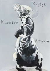 The Krasnals, Piramida Zwierząt, 2009, olej, płótno