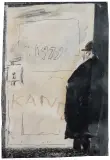 Tadeusz Kantor, Cricot, 1979, gwasz, pastel suchy, kredka, długopis, papier