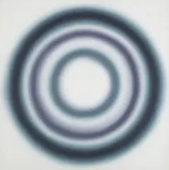 Wojciech Fangor, #10, 1964, olej, płótno