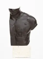 Asklepios by Igor Mitoraj, 1988, brąz patynowany, trawertyn, sold Jun 2021