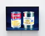 Andrzej Paruzel, Zupa i marchewka z groszkiem, 2016, fotografia cyfrowa, folia FujiTrans, lambda, lightbox