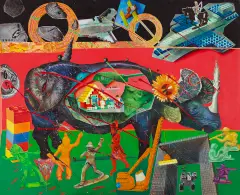 Zbigniew Gorlak, Rhinoceros, 2007-2008, akryl, płótno