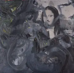 Witold Stelmachniewicz, BoyGeorgeMichaelJacksonPollock, 2013-2016, olej, płótno