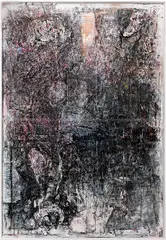 Przemysław Łopaciński, W tej sytuacji…, 2014, technika mieszana, poliwęglan, papierowy relief, płyta HDF