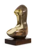 Zwarta by Tadeusz Łodziana, ok. 1960-1969, brąz patynowany, sold Sep 2021