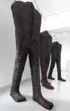 Magdalena Abakanowicz, Trzy figury kroczące (Vancouver ancestors), 2006, żeliwo
