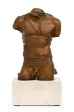 Igor Mitoraj, Le Grepol, 1978, brąz patynowany, podstawa kamienna