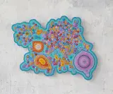 Adam Jastrzębski, Vinylowiec 2015/1, 2015, folia winylowa, plexi glass